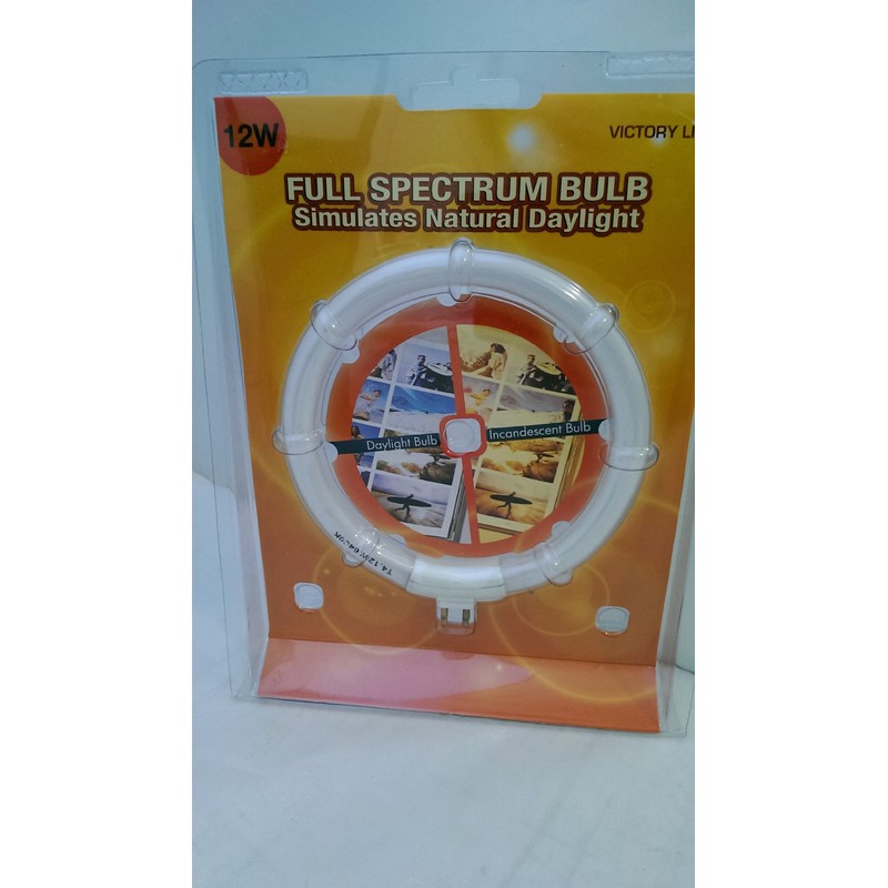 Full Spectrum Bulb - T4 12W 6400K - Simulates Natural