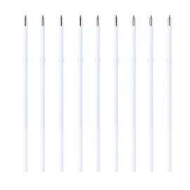 SHIMAIXJYY 30 pcs 0.7mm Black Color Ballpoint Pen Refill School Office Supplies