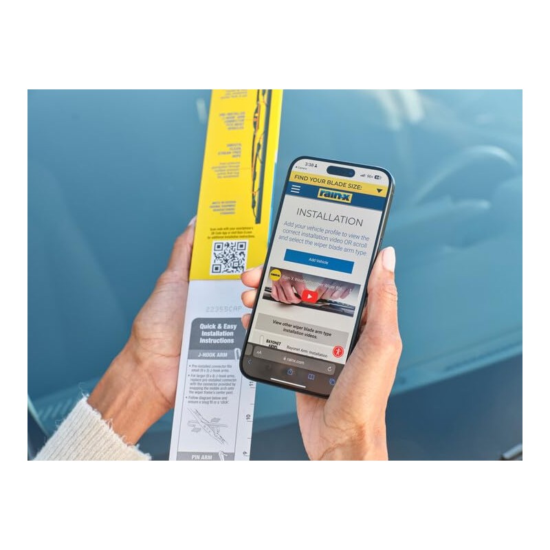 Rain-X 820147 WeatherBeater, 26" and 16" Windshield Wiper Blades -