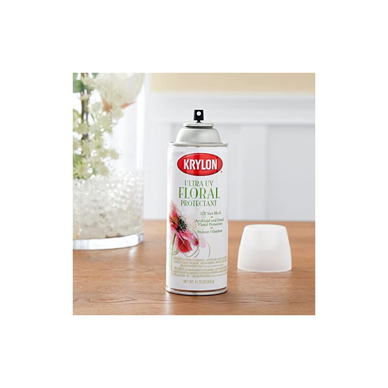 Krylon Crystal Clear Ultra UV Floral Protectant - Protects Silk,