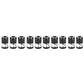 Anillo de destornillador,1/4 '' Fuerza Magnética Fuerte Destornillador Anillo Magnético 21 mm de Longitud para Punta de Destornillador(10PCS)