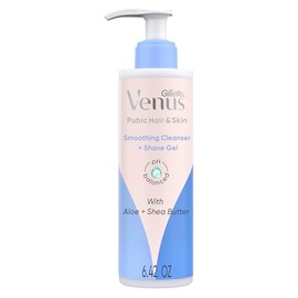 Limpiador suavizante Venus + Gel de afeitado para mujeres, fórmula 2 en 1, 6.4 fl oz