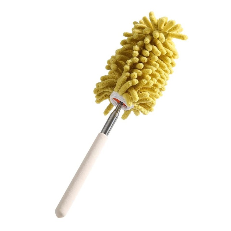4Pcs Dusters for Cleaning, Microfiber Duster Bendable Head Duster Feather
