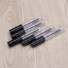 Ipetboom 5pcs Empty Eyelash Cream Tubes Black Lid Portable Mascara