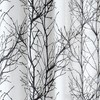 FMFUNCTEX Linen Semi Sheer Curtains for Bedroom, Black White Curtains