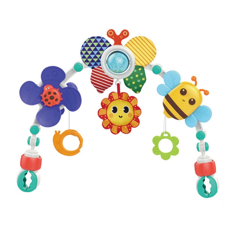 Baby Bed Hanging Rattles Multi Purpose Develop Hand Eye Coordination