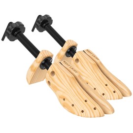 WEST LIGHT Shoe Stretcher Women，2-Way Wood Shoe Stretcher Shoe Tree for Wide Feet, Loosen Tight Shoes Women’s Size 5.5-7
