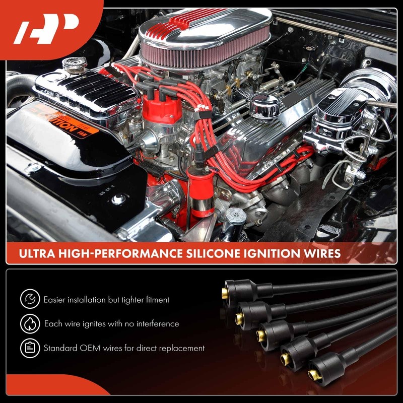A-Premium Juego de cables de bujía compatible con Jeep Wrangler