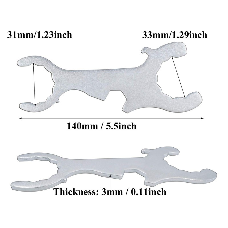 Beer Faucet Wrench Thicken Size Stainless Steel Superior Tool Multi-function