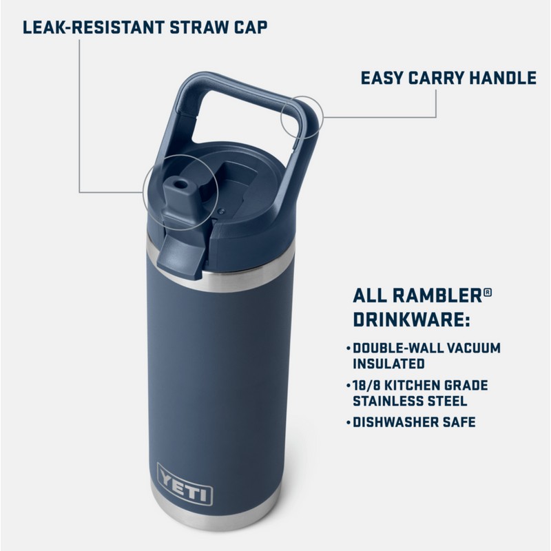 Yeti NEW YETI Rambler 18 oz Straw Water Bottle Tan