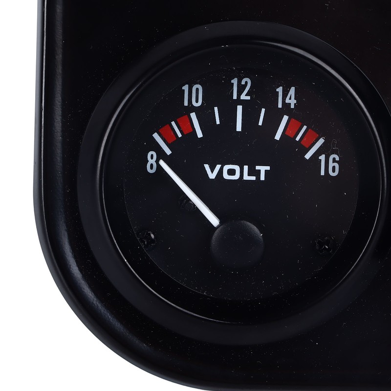 3 in 1 Car Triple Gauge Kit Multifunctional Mechanical Voltmeter