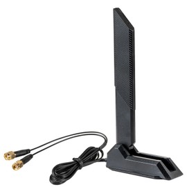 WiFi 6E Tri-Band 2.4GHz 5.8GHz 6GHz Magnetic Base WiFi 6 Antenna Aerial for PC Desktop Computer ASUS ROG Strix Gaming Motherboard WiFi 6 6E Router Range Extender Booster, Supaerial