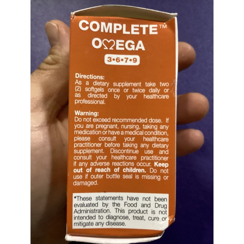 Nattura COMPLETE OMEGA 3-6-7-9 * Highest Quality, Pure Sea Buckthorn