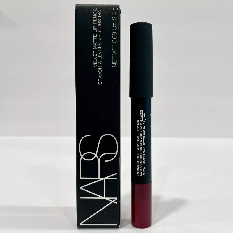 NARS ENDANGERED RED 2493 Velvet Matte Lip Pencil 0.08oz/2.4g FULL