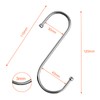 Firschoie Pack of 10 S Hooks, Stainless Steel S Hooks,