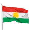PHENO FLAGS Kurdistan Flag 90 x 150 cm - Weatherproof
