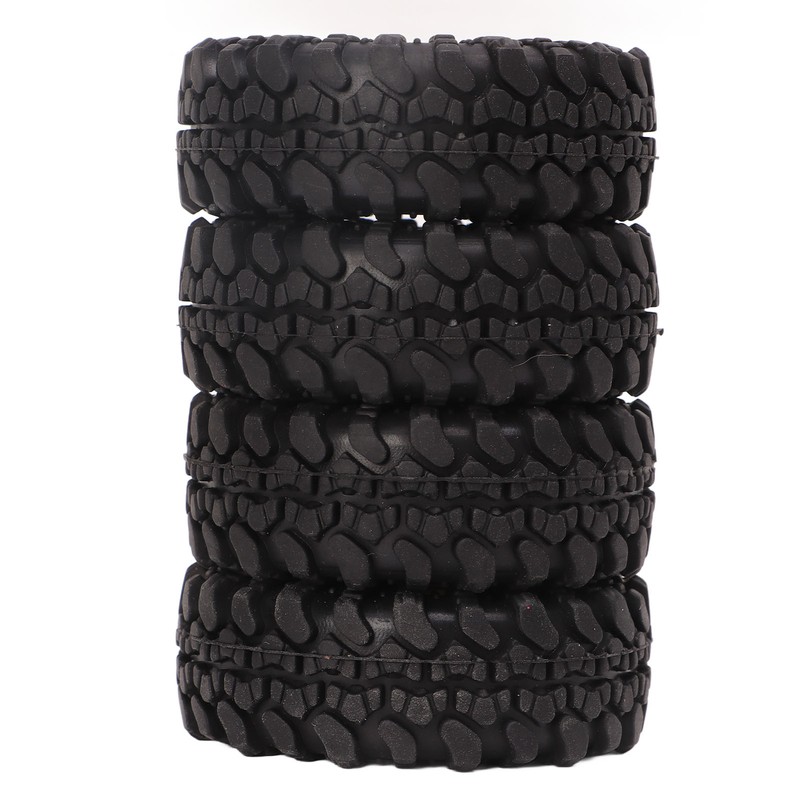 1 Inch RC Tires Brass Wheel Hub Rubber RC Car