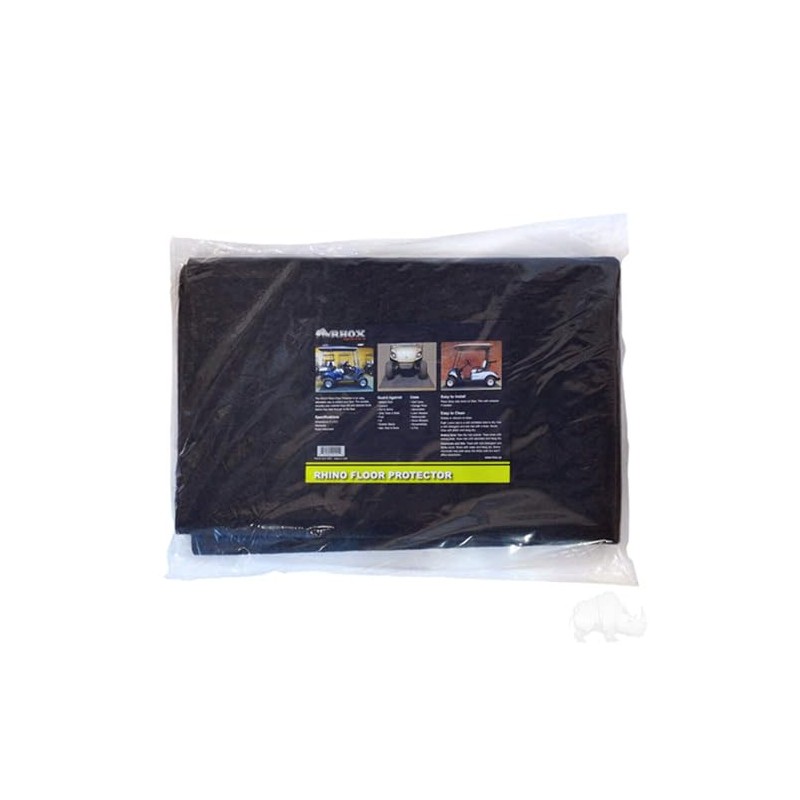 RHOX Golf Cart Floor Protector Mat Universal Lightweight Versatile for