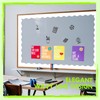 60 Feet Bulletin Board Borders, Pure White Scalloped Rolled Border