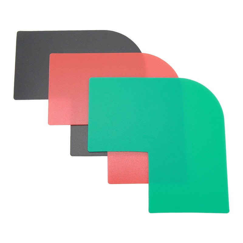 Beard Guide Stencil, Safe 3 Piece Moustache Chop Stencil Shaping