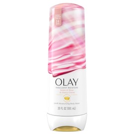 OLAY, Jabón Líquido Corporal, Hidratación con Vitamina B3, Notas de Rosa y Crema de Cereza, 591 ml