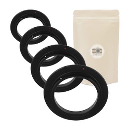 4pcs Reverse Ring for Nikon AI 49mm + 52mm + 55mm + 58mm for DSLR Camera Ring 100% Metal Macro