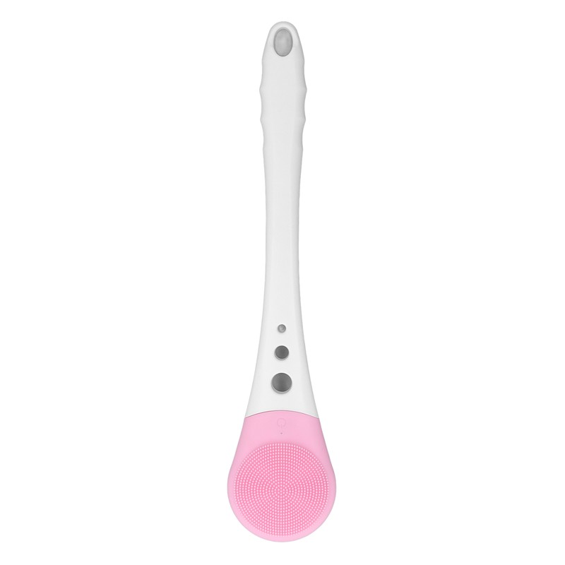 Electric Body Scrubber Shower Brush Long Handle Waterproof Cordless Body