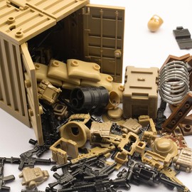 Special Military Soldier Style Weapon Sets, Military Weapon Pack Accessories Kits Toys, Swat Team Building Block Toys, Army Equipment Gear Sets, Accessories Compatible with Major Mini Figure