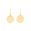 WINDALF SVALA Earrings 3.5 cm The Flower of Life Bronze,