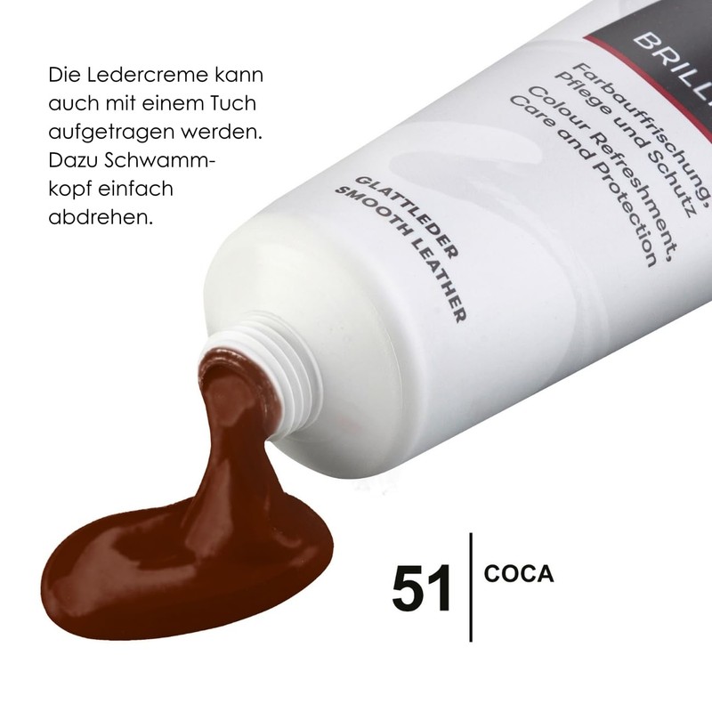 Solitaire Brillant 75 ml Shoe Cream in a Tube, Intensive