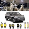 Xpismii 15 Piece 6000K White Pilot LED Interior Light Kit