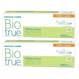 【2箱セット】 バイオトゥルー ワンデー トーリック 乱視用 30枚入り【PWR】-3.50【乱視度数】-0.75【乱視軸】180