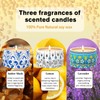 3 Pack Scented Candles, 2.5 oz Aromatherapy Candles, Soy Candles
