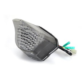 Integrated Sequential LED Tail Lights Clear Lens for 2009-2017 Yamaha FZ6R