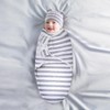 3 Sets Baby Swaddle Sleep Sack with Hat Set, Soft