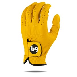 Bender Golf Gloves - Golf Accessories for Men - Golf Gloves Men Right Handed Golfer & Left Handed Golfer - Elite Tour (Yellow, Small, Right)