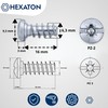 HEXATON Euro Screws with Round Head - 6.3 x 16