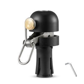 YEWILD Bicycle Bell, Road Bike, Bicycle Bell, Bar End Cap, Concealable, Lightweight, Loud Sound, Refreshing Tone, Copper Alloy, Waterproof, Rust Resistant, Road Gravel Road, Handle Diameter 0.9 inches
