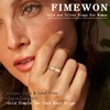 Rings for Women Sterling Silver Dainty Knot Statement Rings Silver