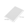 NOLITOY 20pcs Blank Metal Business Cards Aluminum Sheets for Sublimation
