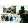 2 Pack Tactical Mask Detachable Goggle Masks Compatible with Nerf