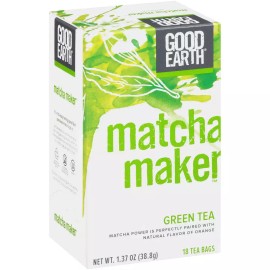 Good Earth Sweet and Spicy Matcha Green Tea Bags 18 Bag