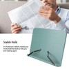 Book Stand Adjustable Angle Foldable Small Desk Bookrest with Page