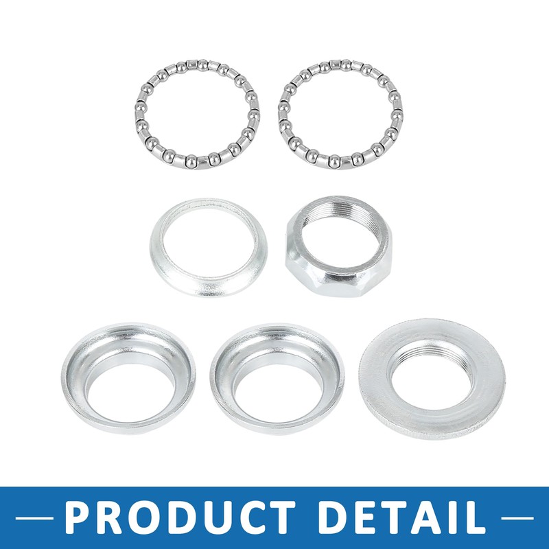 A ABSOPRO Steel Bicycle Headset Threaded Mountain Headset Sealed Set