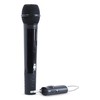Singing Machine Portable Wireless Microphone (Black) - Premium Unidirectional UHF