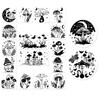 FEISHIONG Mushroom Drawing Stencils Set, 19 Pieces, 30.5 cm/15.2 cm,