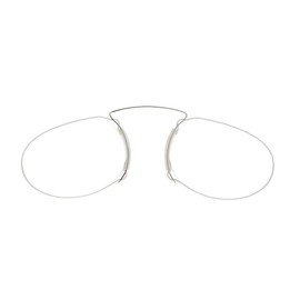DIDINSKY Lesebrille für Damen und Herren Transparent. Kompakte leichte randlose brillen. Brillengestelle für damen und herren. Lesehilfe Retro. Grey +3.0 - LOUVRE