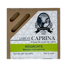 Jabón Caprina Máxima Hidratación Aguacate Piel Seca 90g