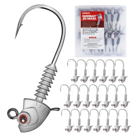 Probite Super Anti-Loose Jig Head, 20PCS/Box, 4, Strong Hook & Secure Bait Lock, Ideal for Freshwater & Saltwater Fishing (3/8 oz)