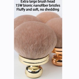 AIXXCUVQ Bronzer Brush Set Essential For Outdoor Activities And Meets Makeup Needs When Going Out. Mushroom Head Powder Painting, type+2